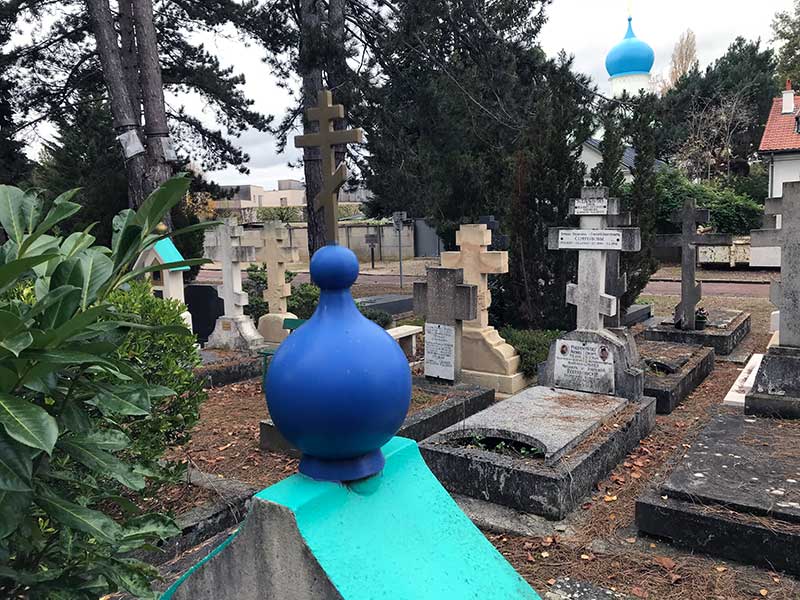 cimetière et église russe de st geneviève des bois